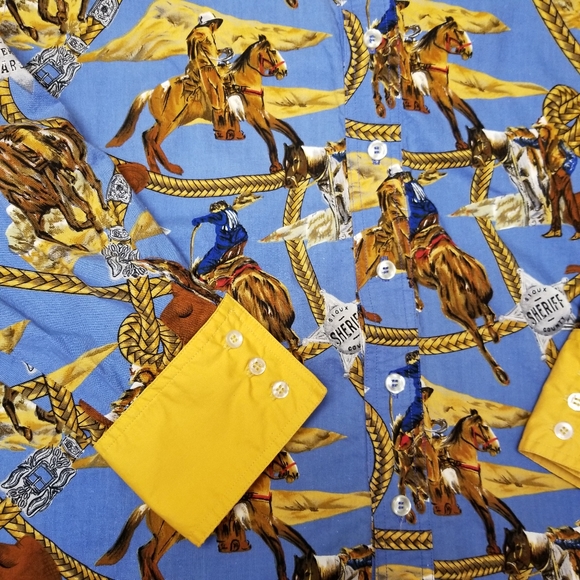 Handmade Western Cowboy Shirt, extra large - Picture 7 of 11